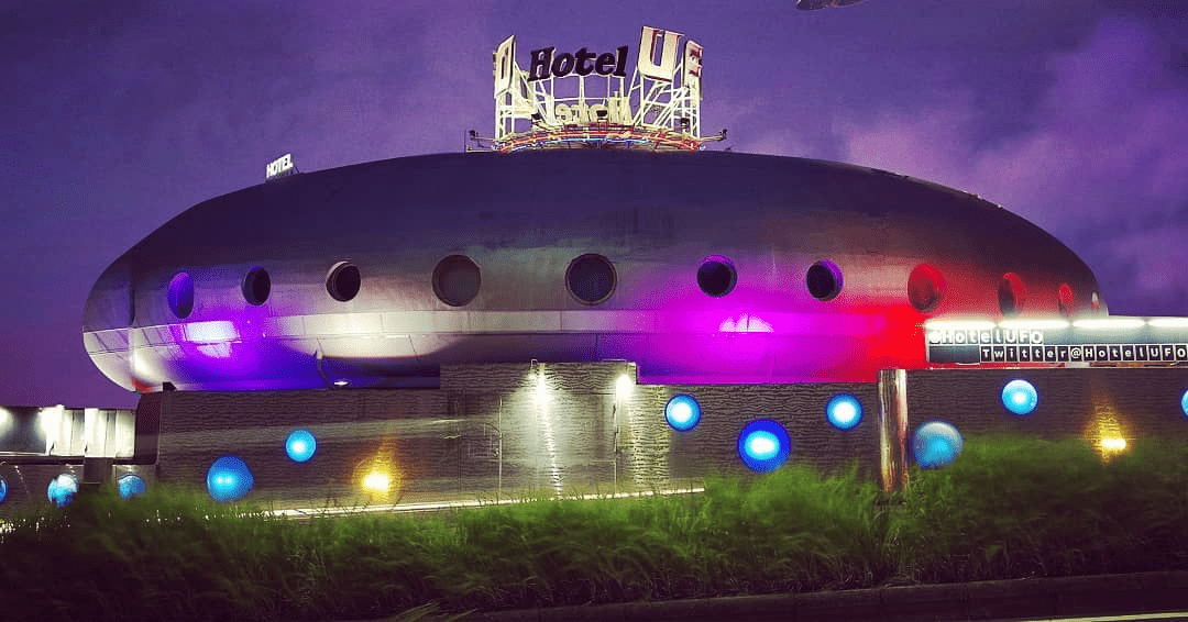 hotel ufo facade