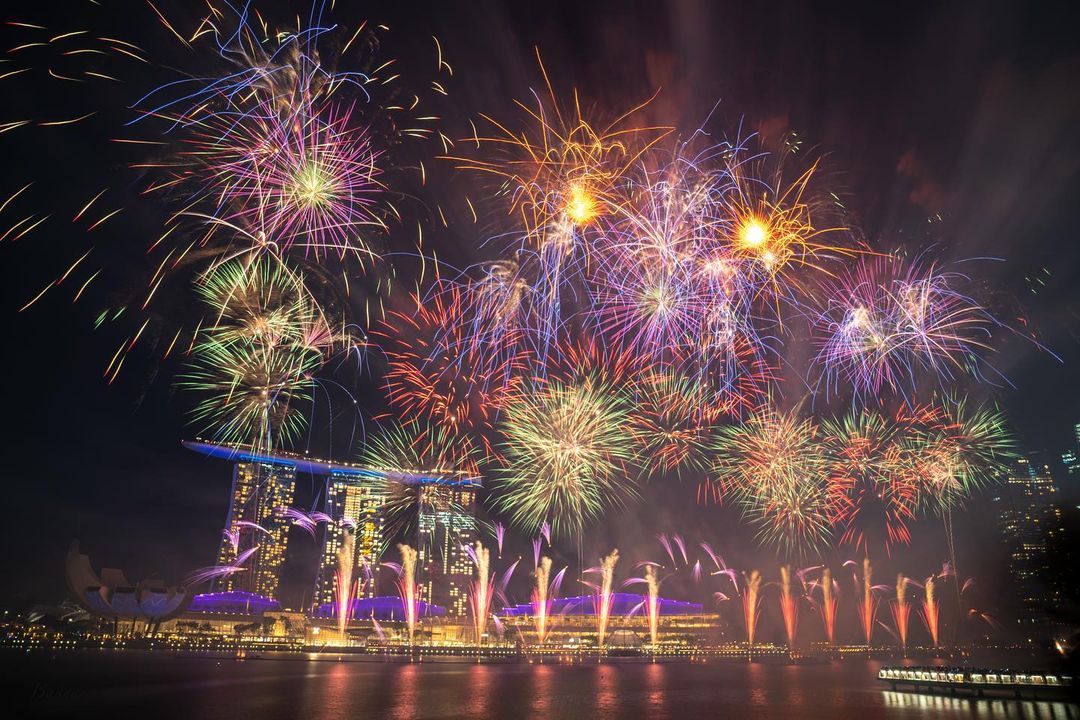 national day 2023 guide fireworks from merlion park