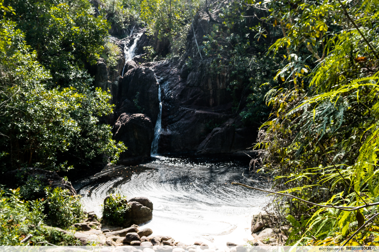 telunas resorts - jungle trek waterfall