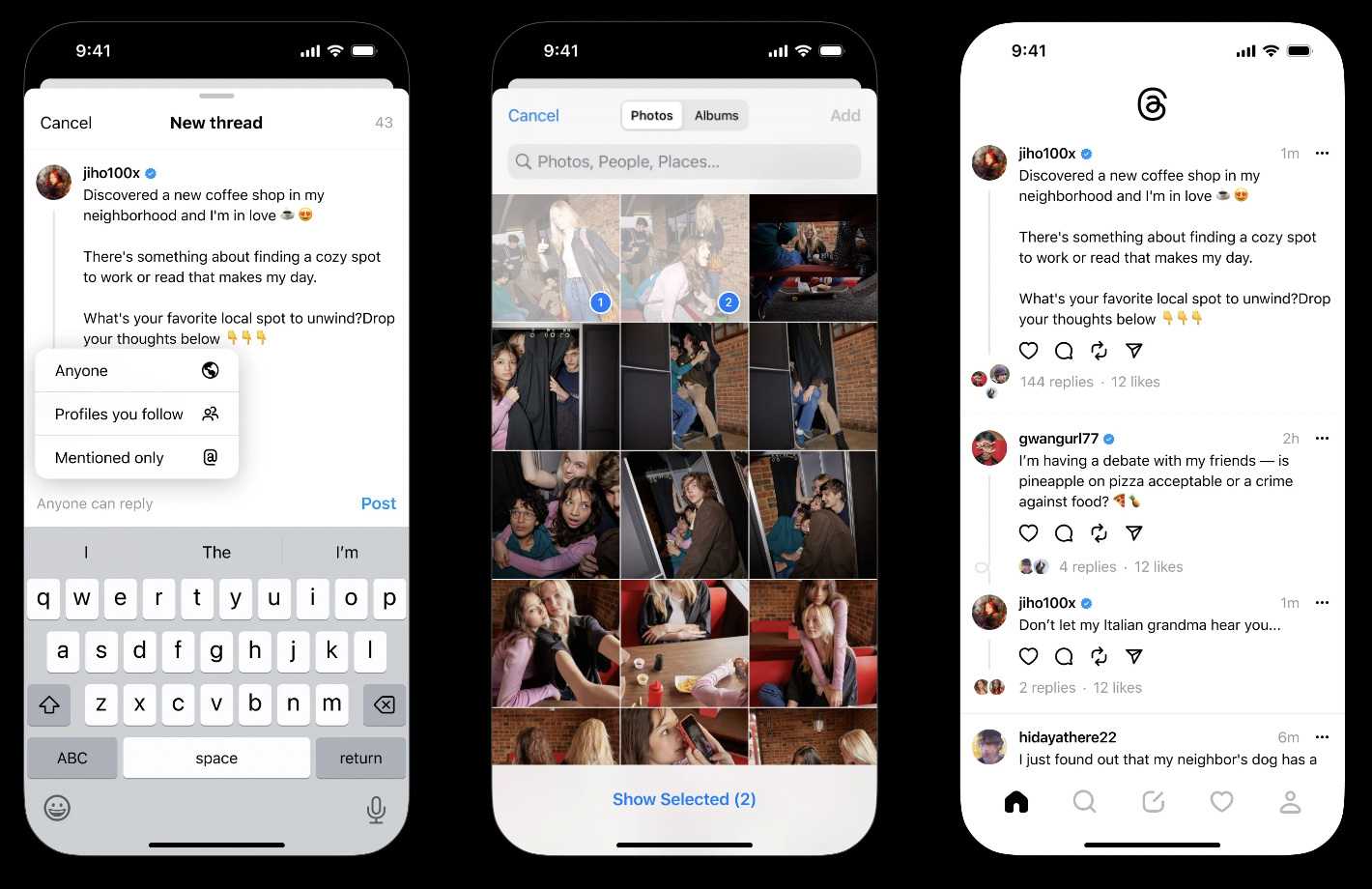 threads by instagram - features