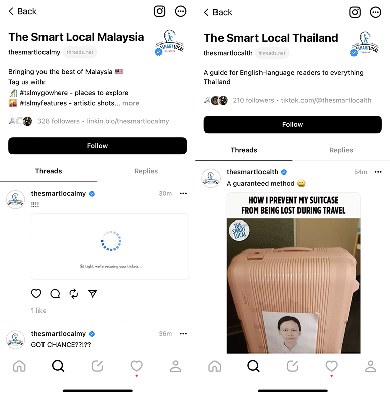 threads by instagram - thesmartlocalmy and th