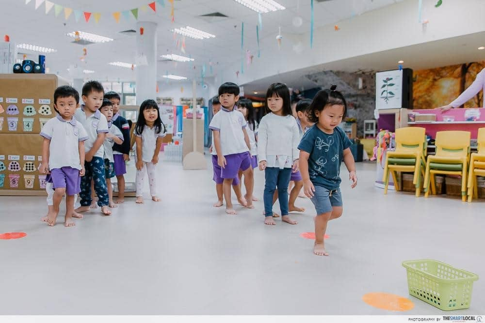 Preschool Hopscotch Activity