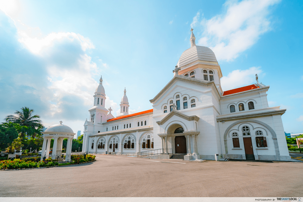 Beautiful Churches in Singapore - Church of St Teresa Exterior