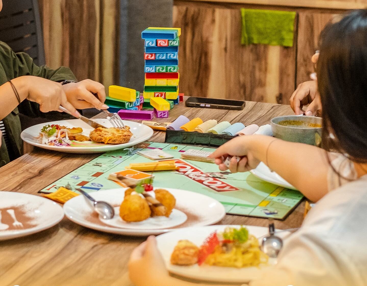 Kid Friendly Things To Do in Batam -Board Games Cafe Batam monopoly