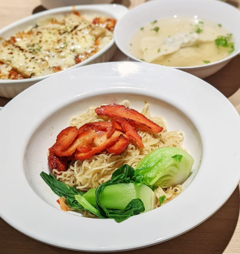 Lian xin food court - wanton noodles