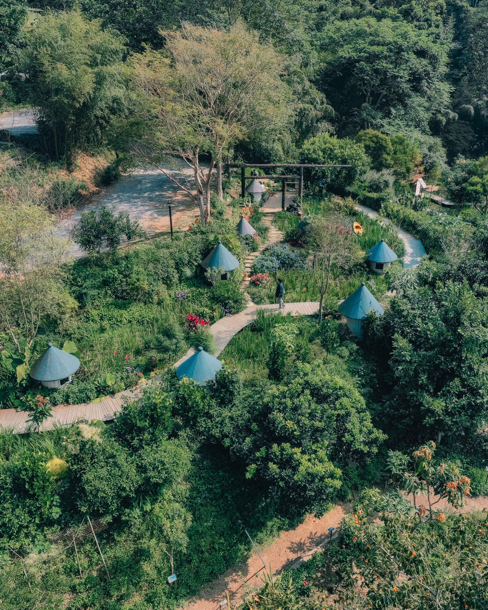 Mountain Homestays in Taiwan - Zhuo Ye Cottage garden