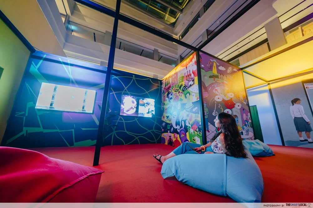 Singapore Night Festival 2023 - National Design Centre maze