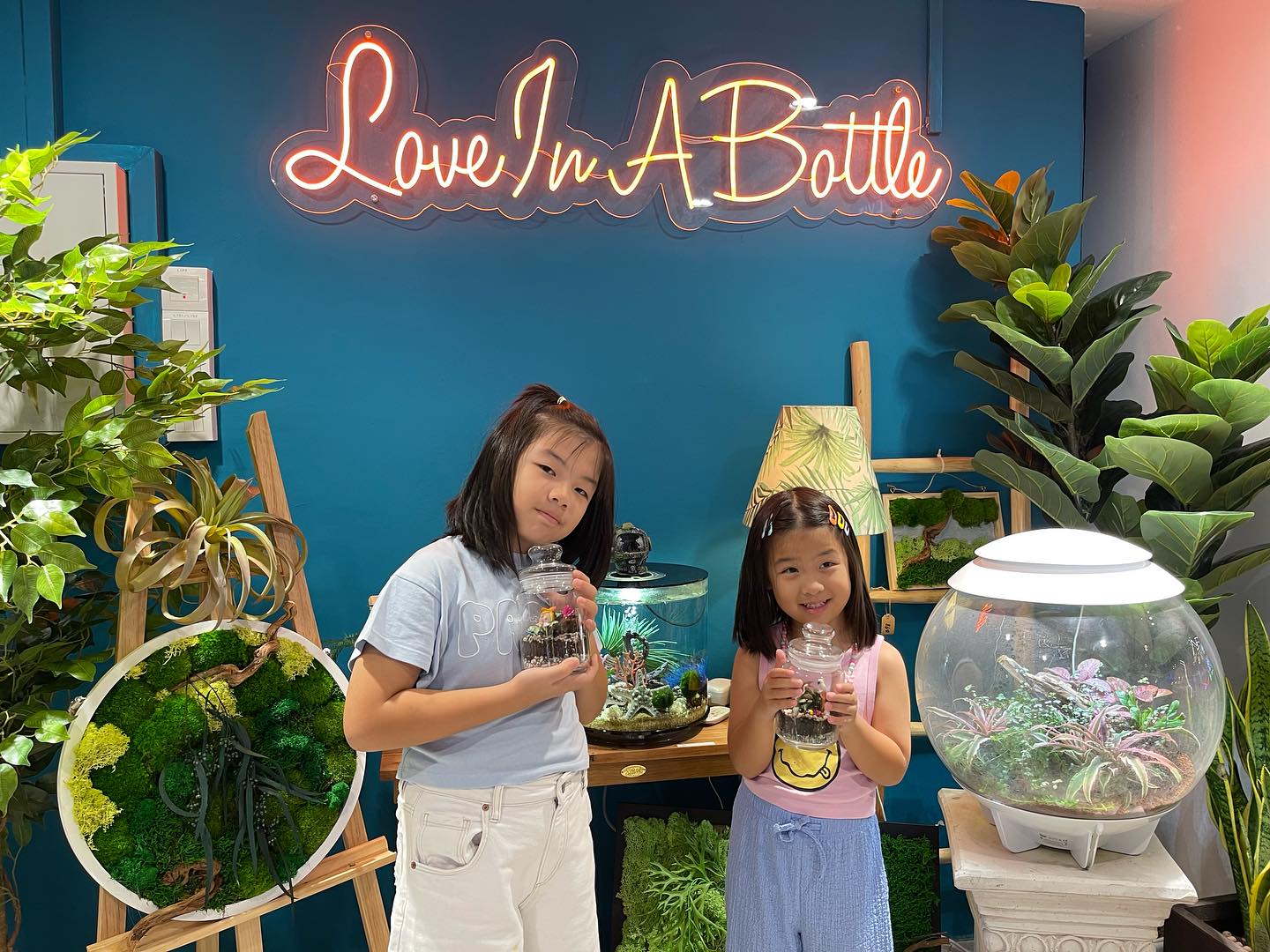 Terrarium Workshops in Singapore - Love In A Bottle Millenia Walk store