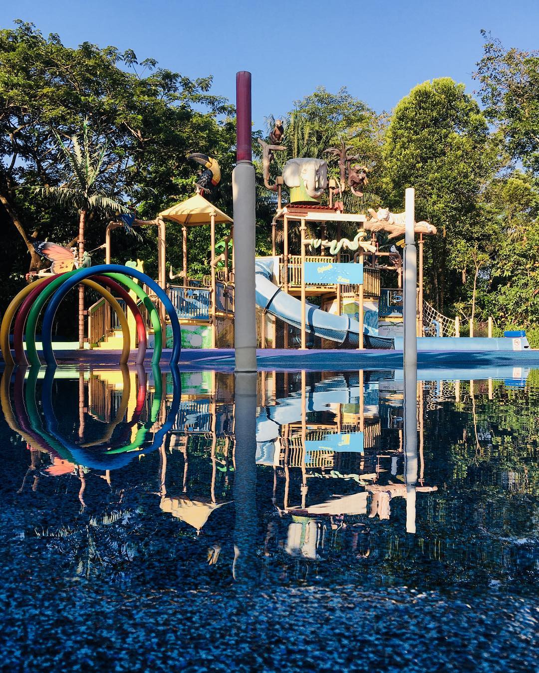 Water Parks in Singapore - Rainforest Kidzworld Water Play Area
