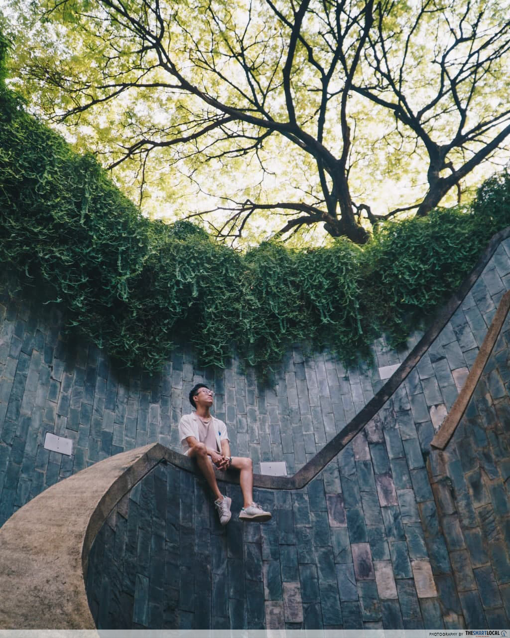 fort canning park - spiral staircase 2