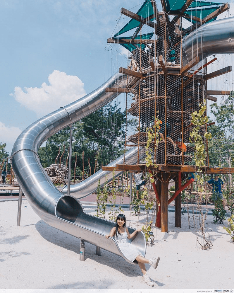 free playgrounds singapore - Clusia Clove slide