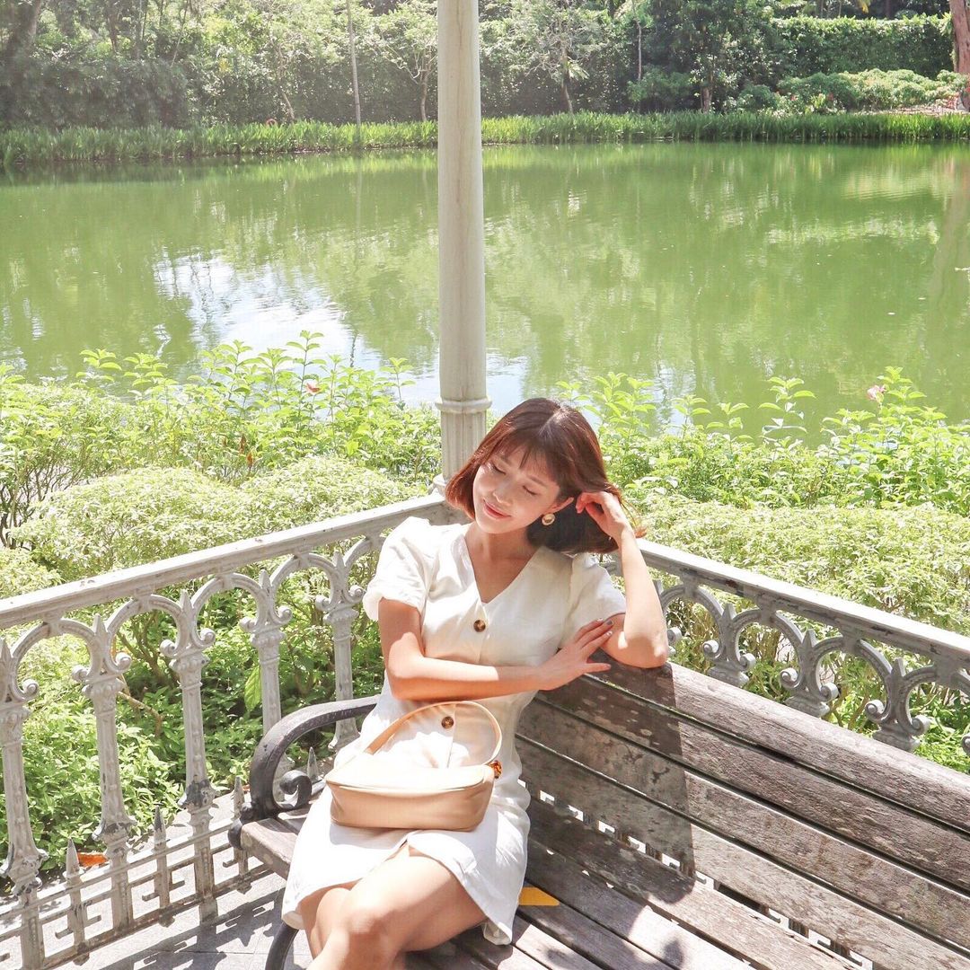 singapore botanic gardens - Swan Lake - pavillion