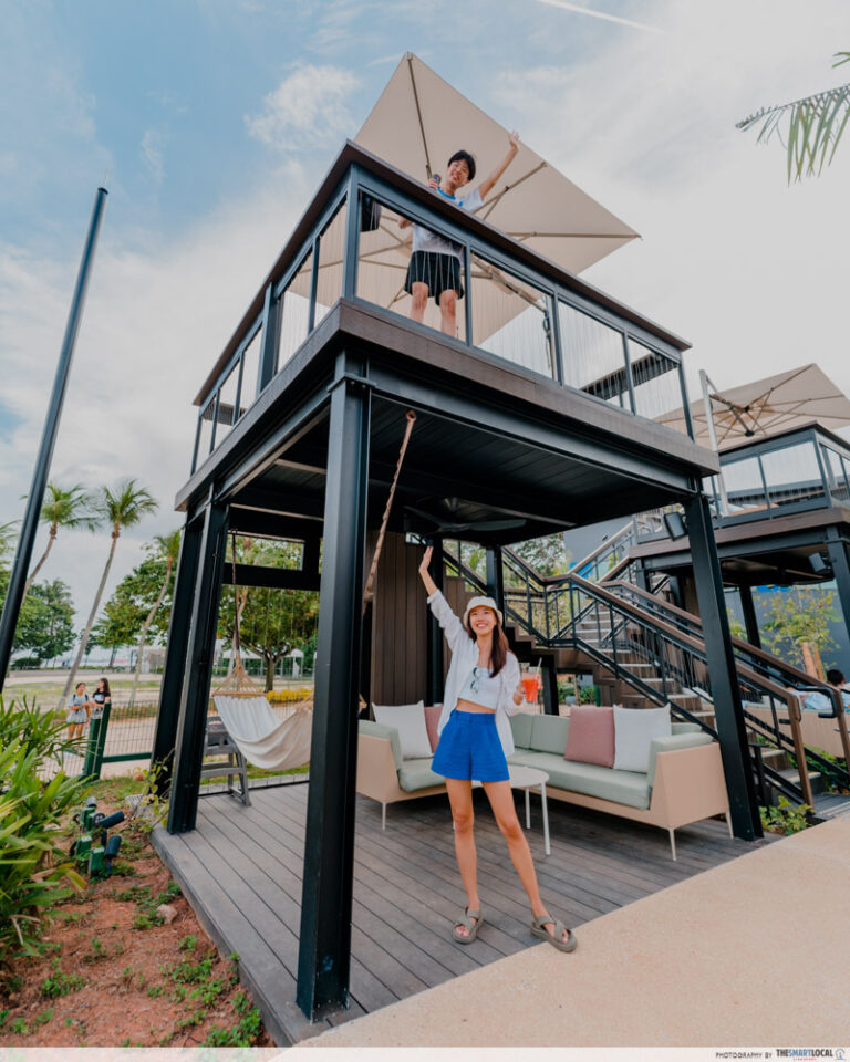 Splash Tribe Beach Club Water Slides & 2Storey Gazebos On Sentosa