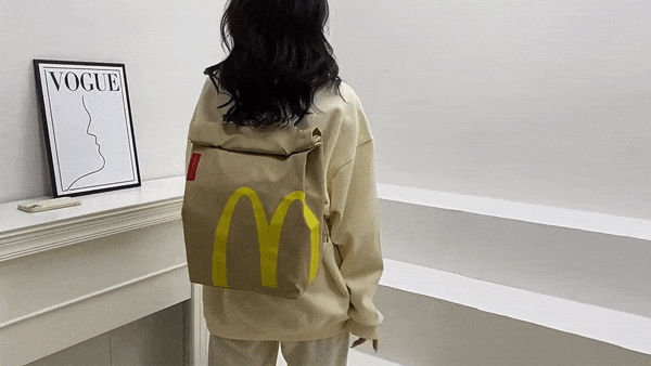 unofficial fast food merch - mcdonalds paper bag bag
