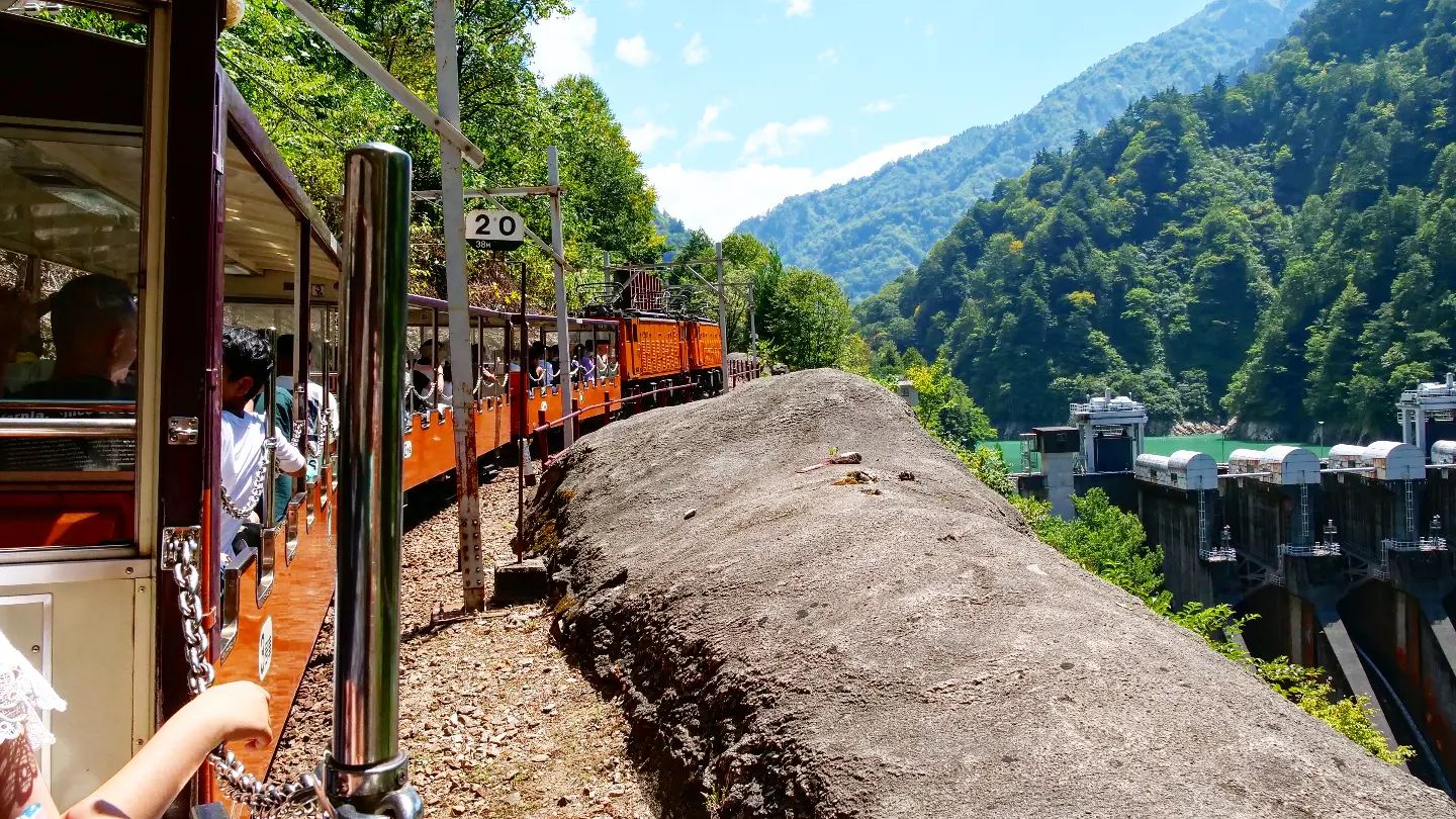Scenic Train Rides in Asia - View from Kurobe Gorge Railway, Japan