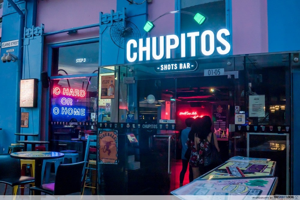 Chupitos Bar Exterior