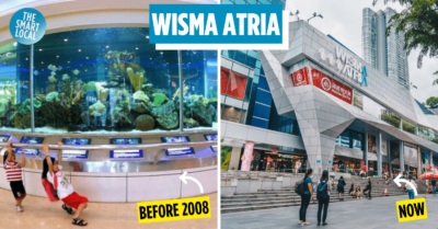 Shopping malls Singapore then and now - Wisma Atria transformation