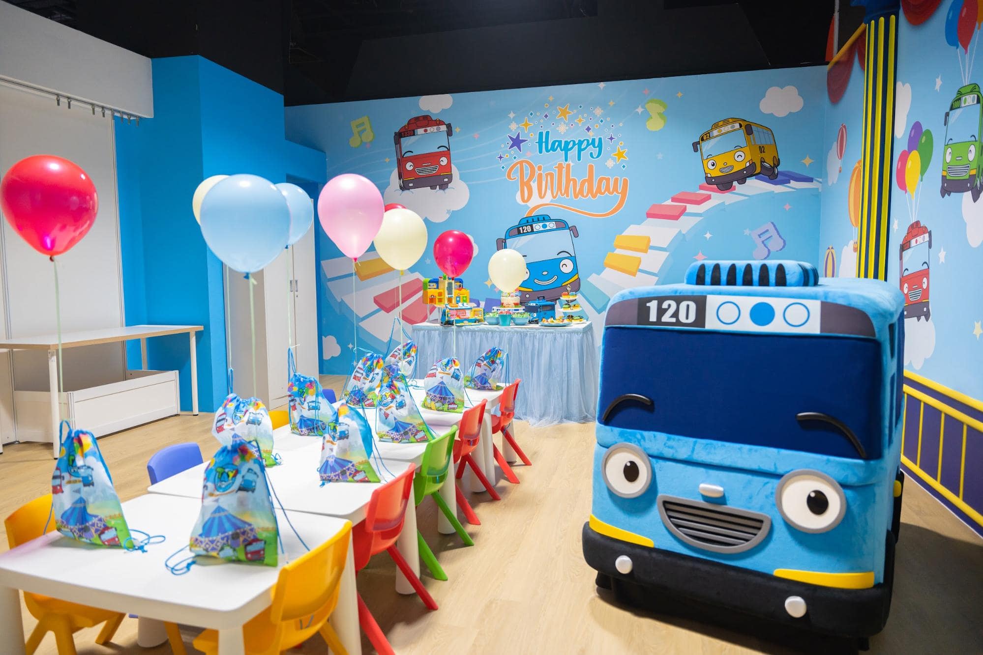Tayo Station kids indoor playground - party rooms