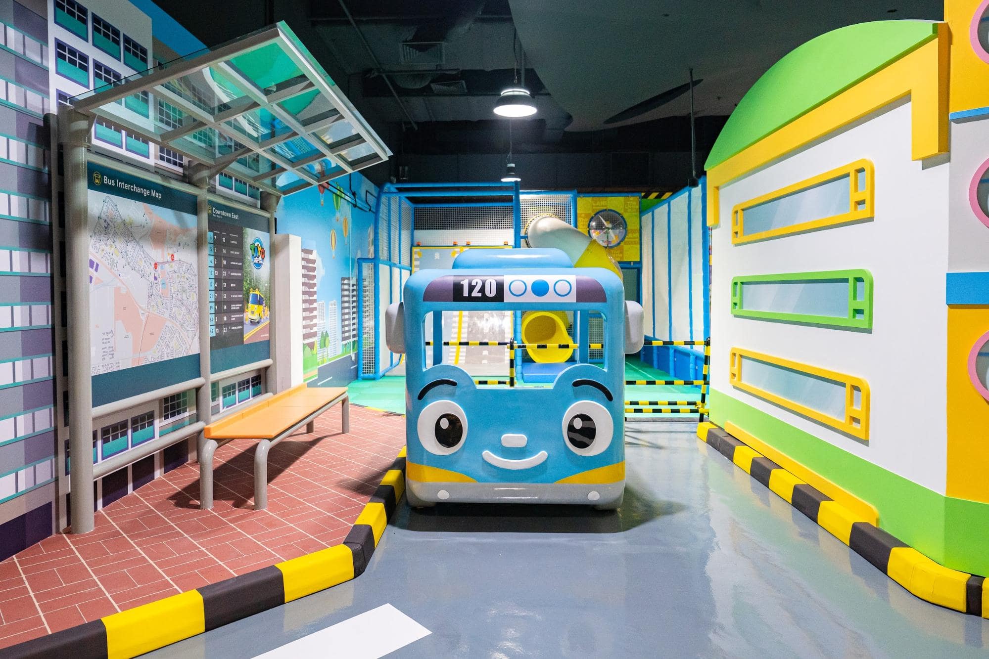 Tayo Station kids indoor playground - tayo bus stop