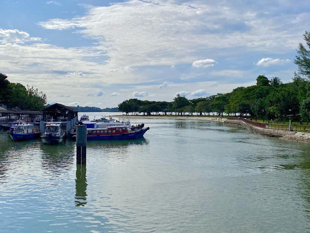 changi beach park - boat to pulau ubin