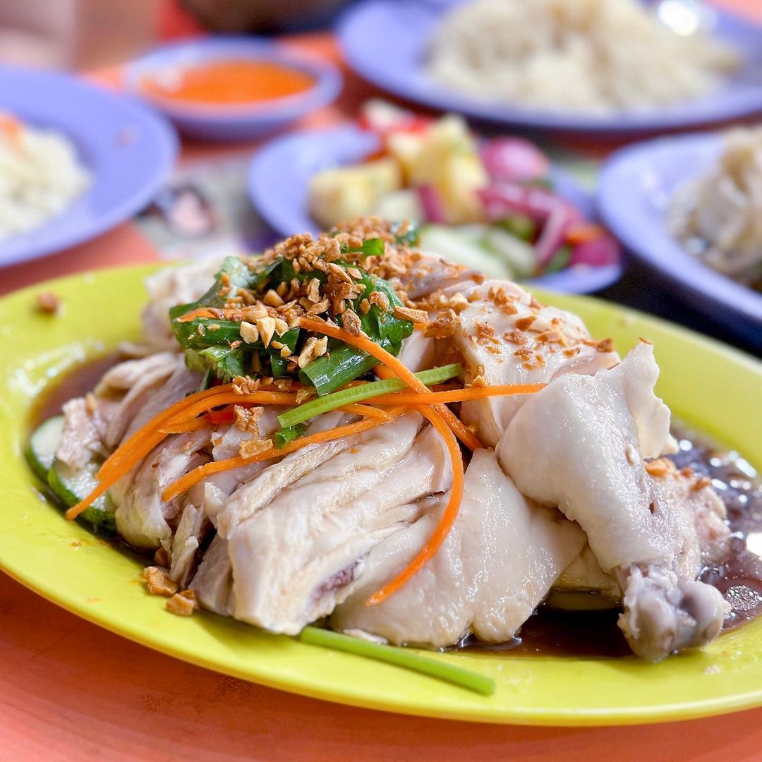 old shopping malls - katong shopping centre chicken rice