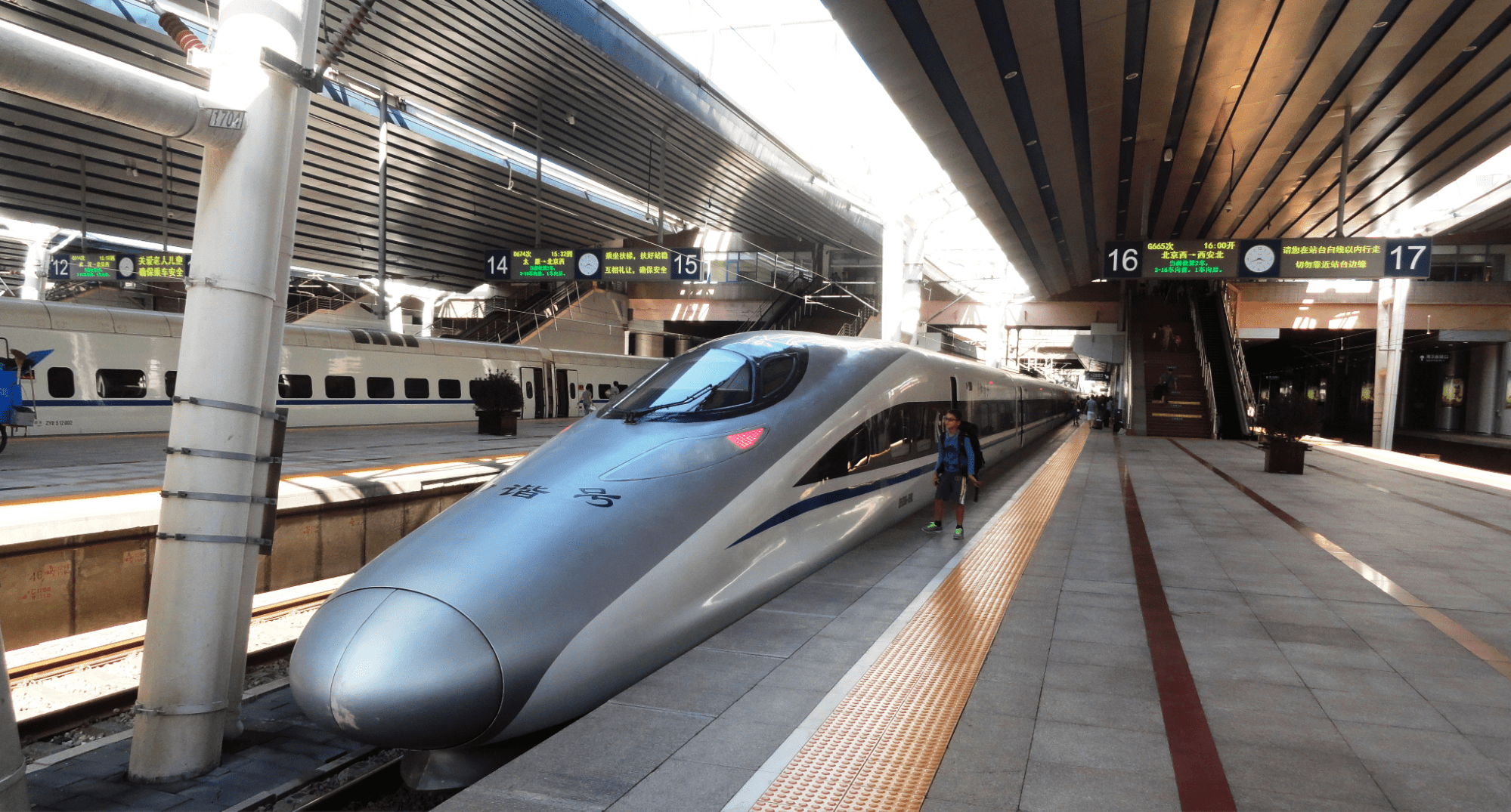 7-Day China Itineraries - Beijing-Xian high speed train