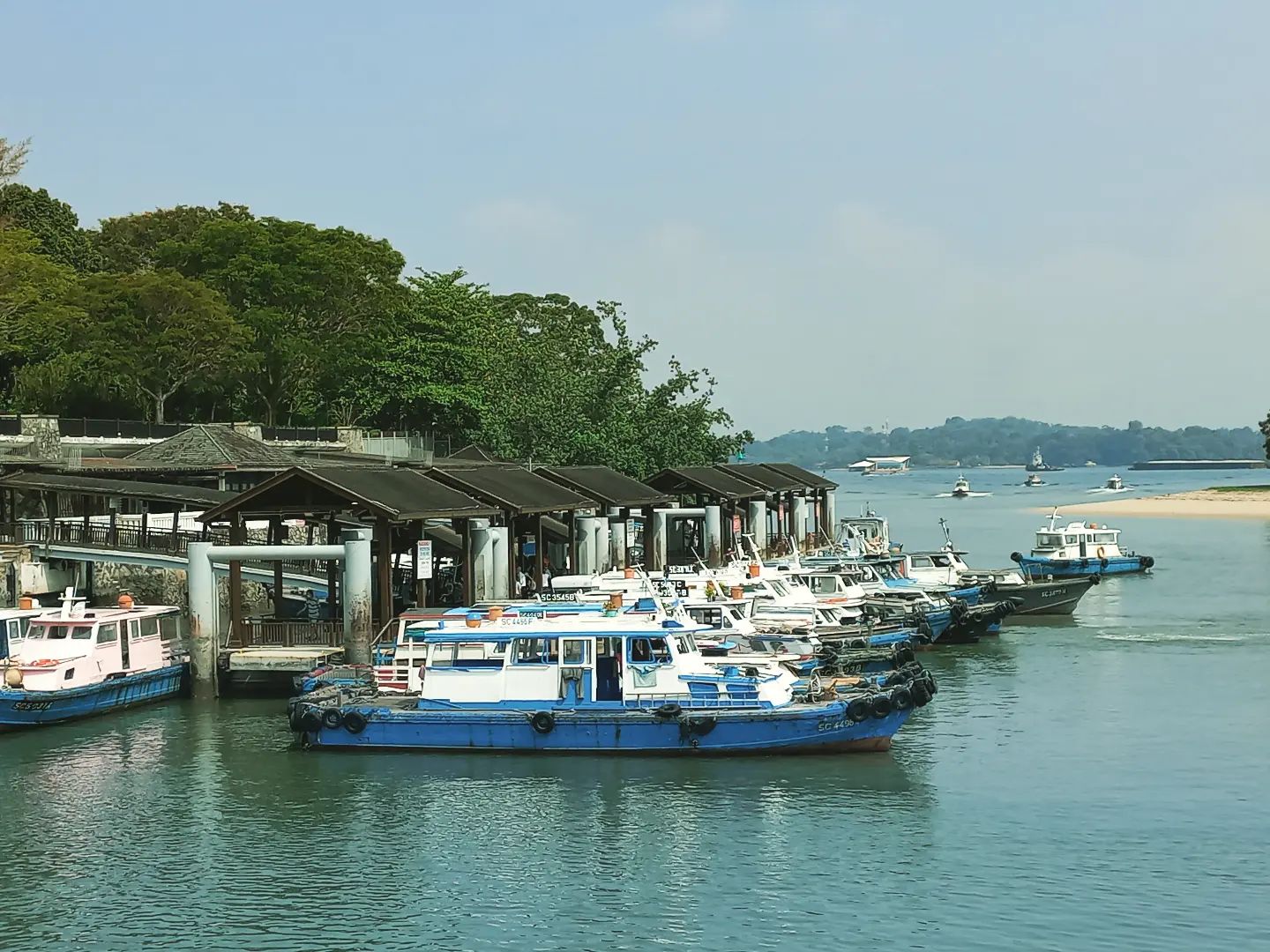 Changi Point Ferry Terminal - boats