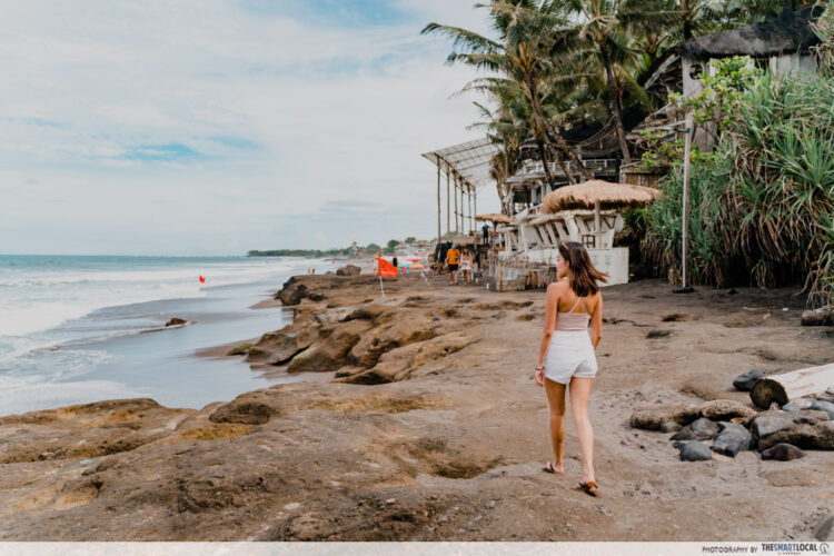 Echo Beach Is A Black Sand Beach In Bali Home To La Brisa Beach Club