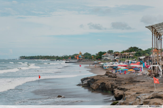 Echo Beach Is A Black Sand Beach In Bali Home To La Brisa Beach Club