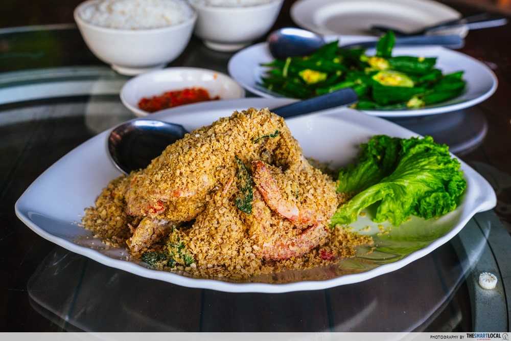 Things to do in Pengerang - Super Lobster Village cereal prawns