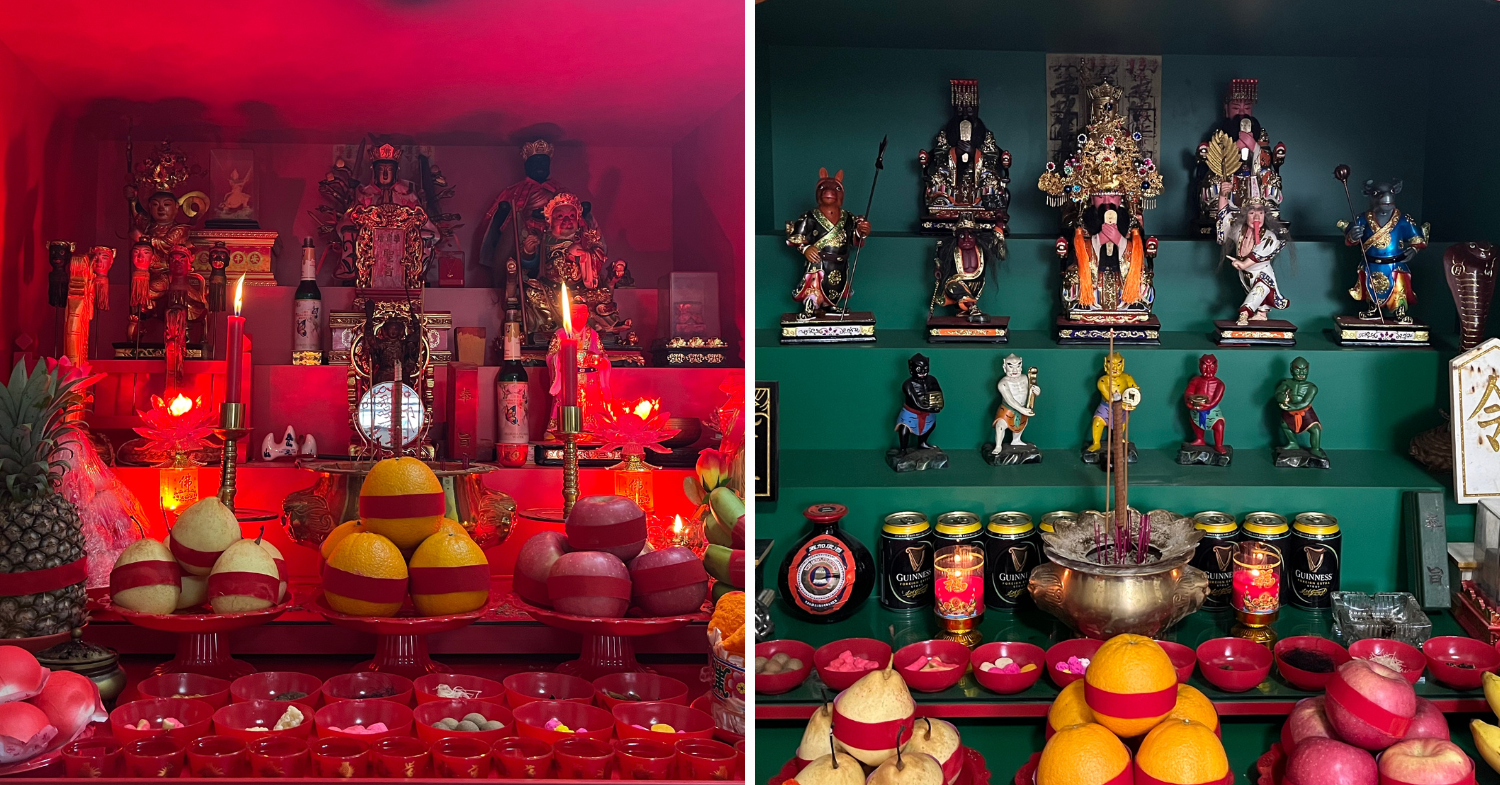 chinese spirit medium singapore - altars