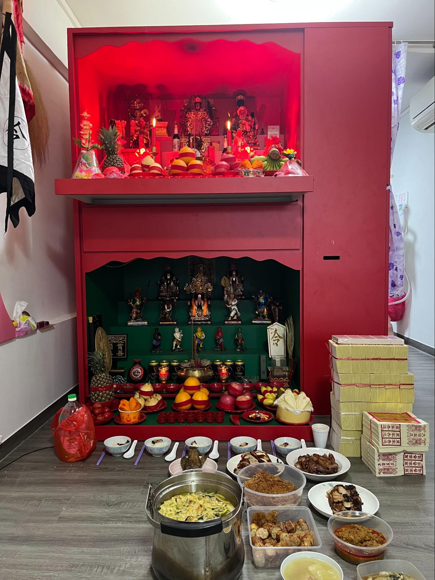 chinese spirit medium singapore - offerings