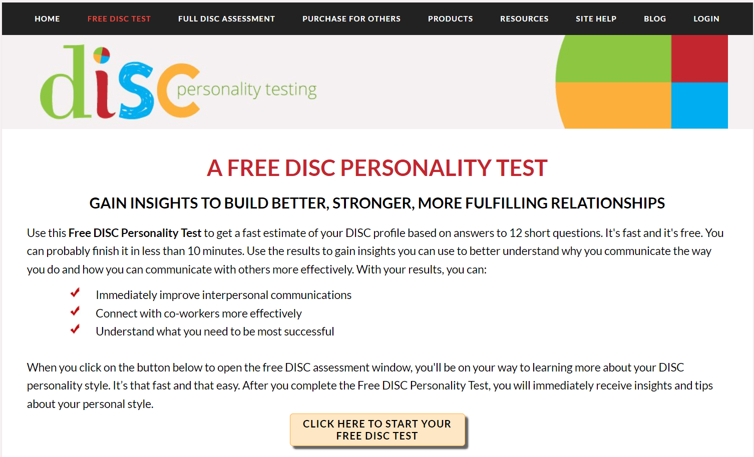 8 Career Personality Tests - Disc Personality test