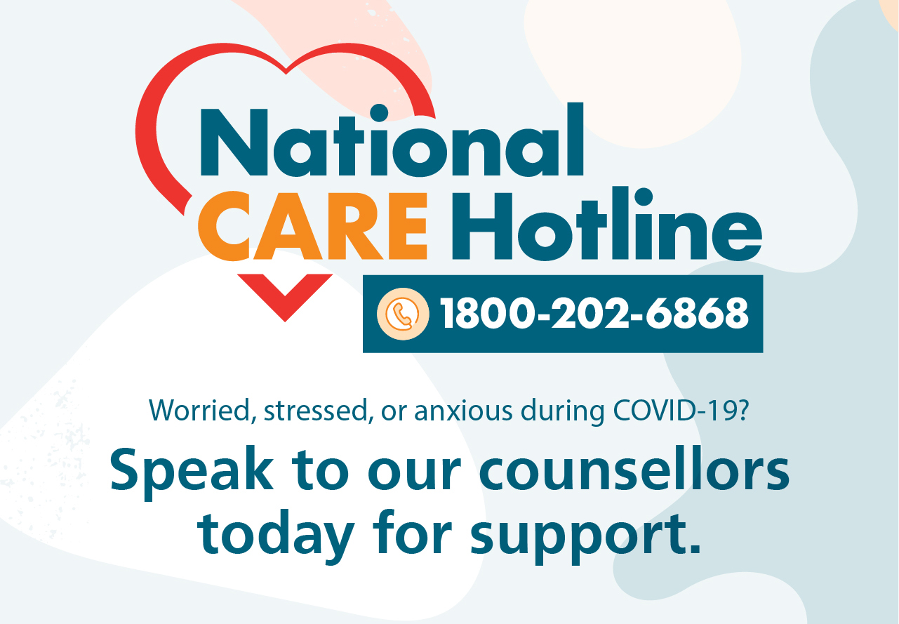 mental health hotlines singapore - national care hotline