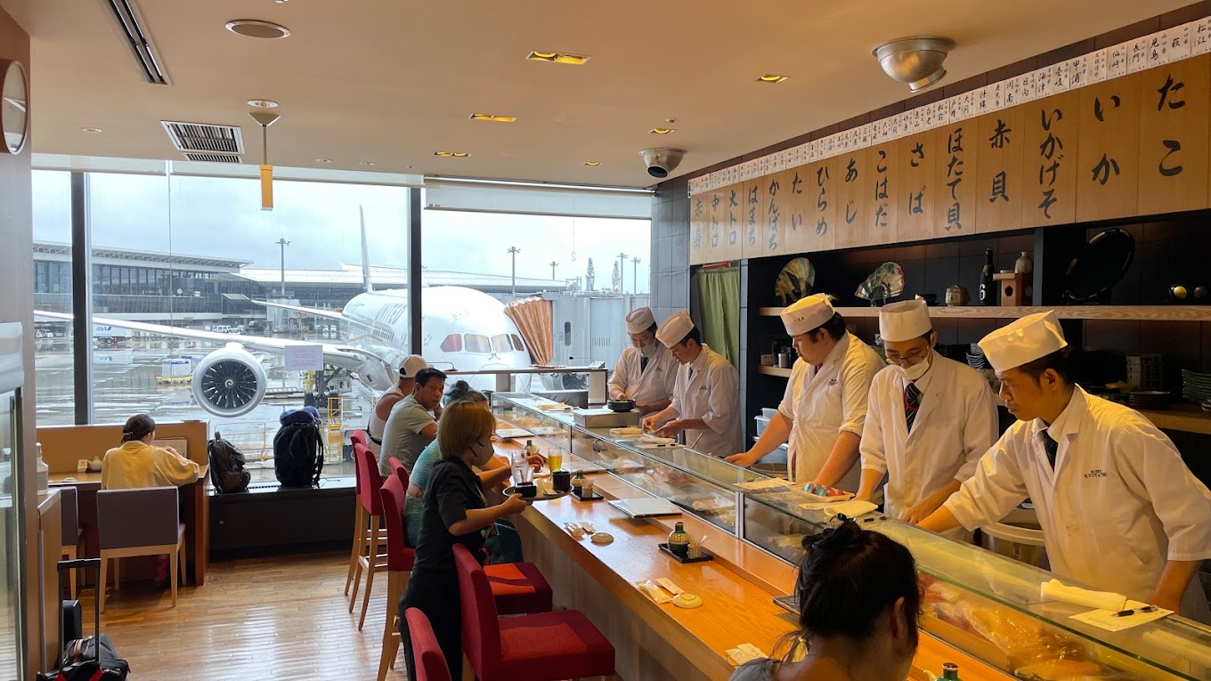narita airport guide - Sushi Kyotatsu omakase