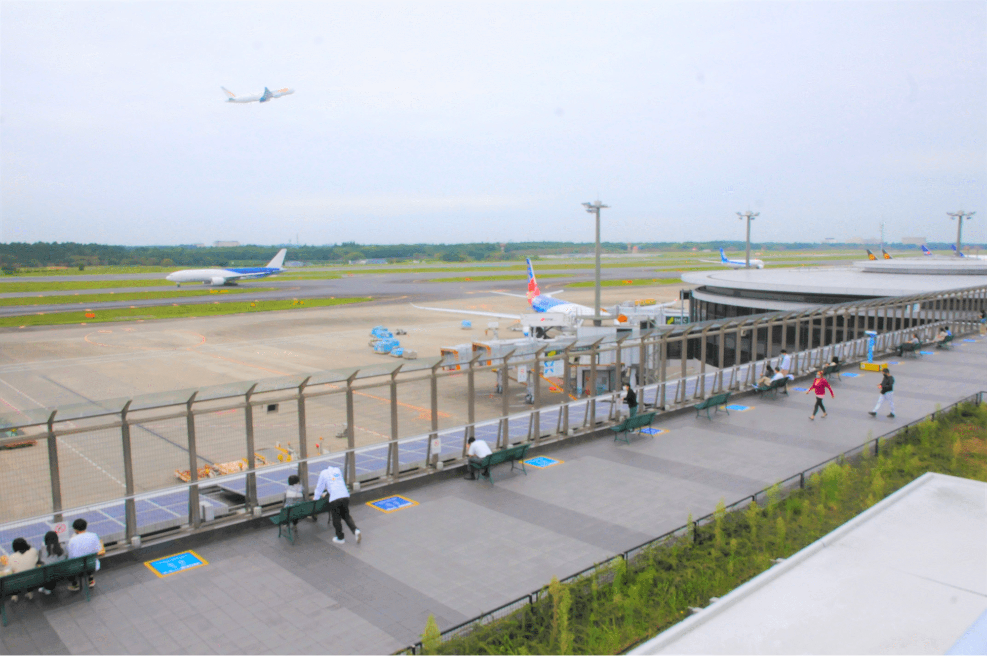 narita airport guide -plane observation deck