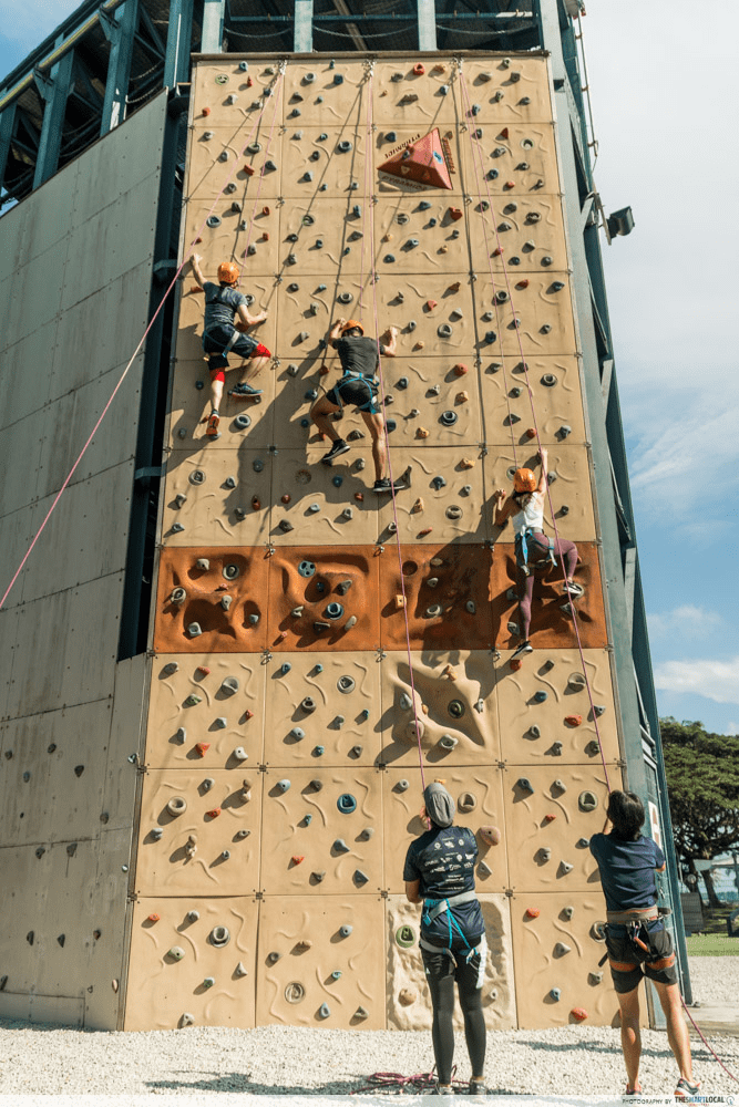 pasir ris park - climbing wall