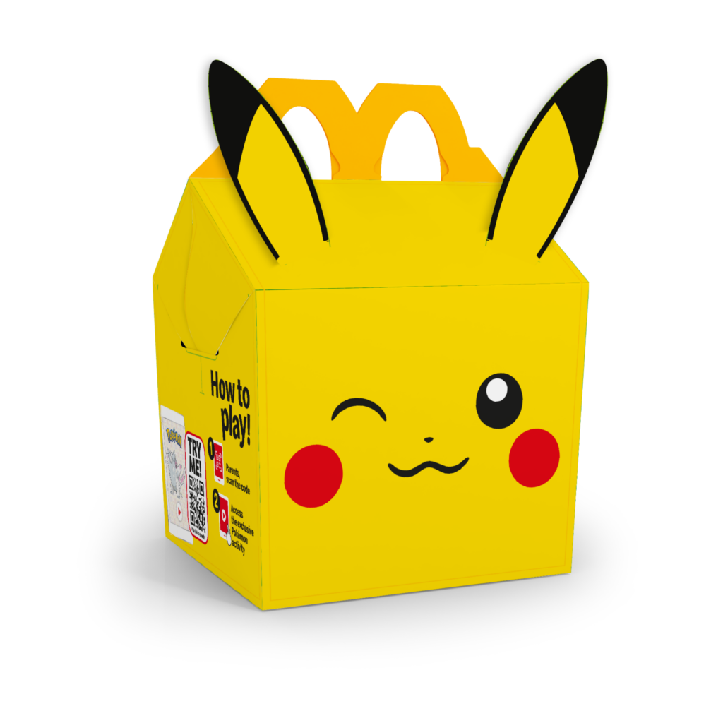 McDonald's Pokémon Happy Meals Come In Yellow Pikachu Boxes