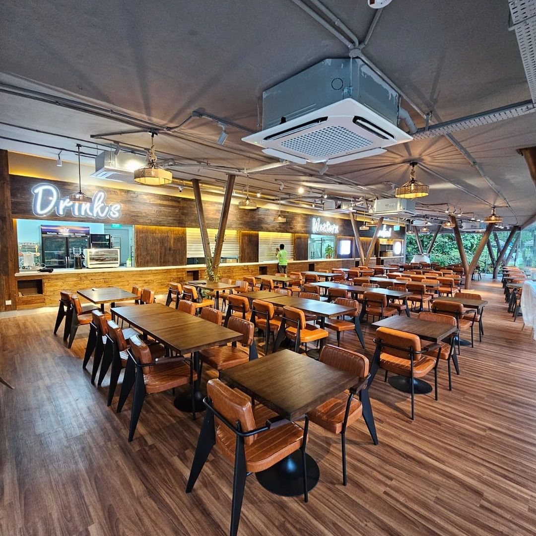 singapore botanic gardens - sprouts food place dining area