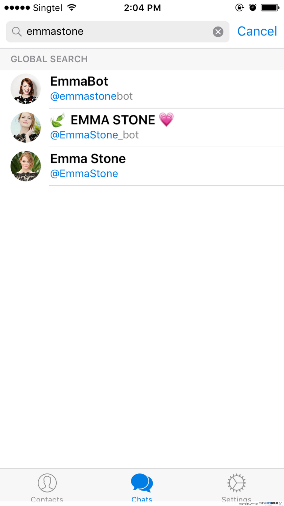 telegram hacks - emma stone