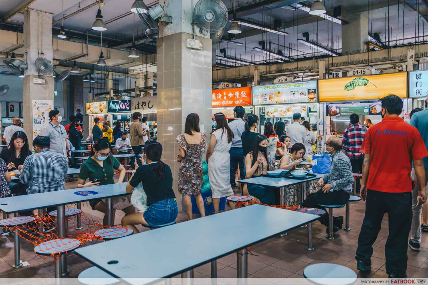 things to do singapore - Amoy Street Food Centre.