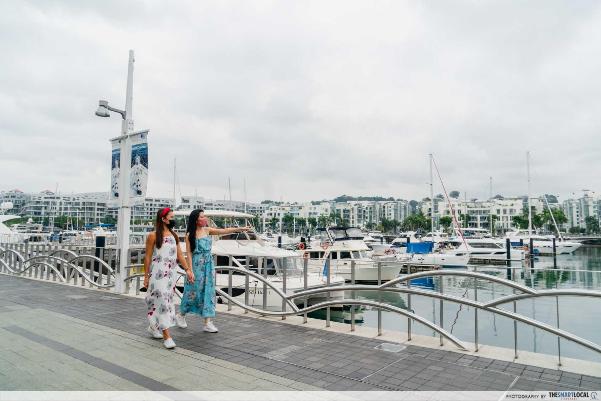 things to do singapore - marina at keppel bay