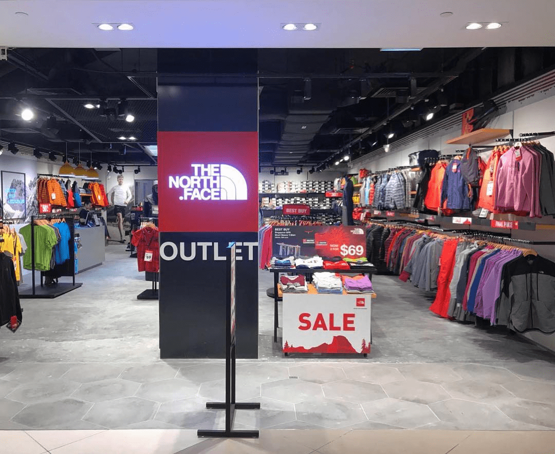 winter wear shops in singapore - the north face outlet