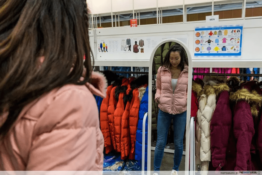 winter wear shops in singapore - winter time jacket