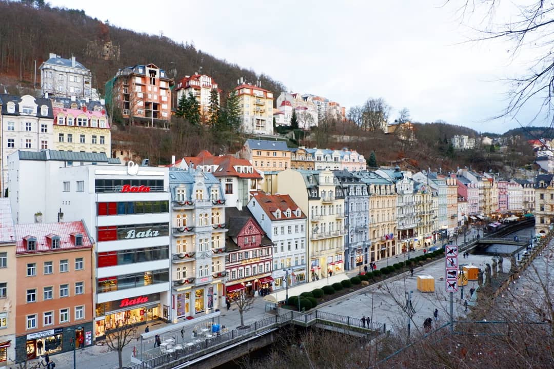 Karlovy Vary town in Czech Republic