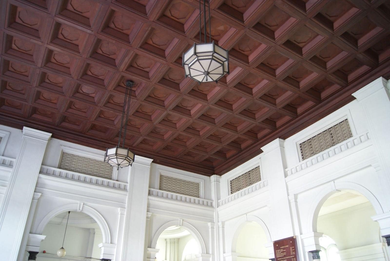 National Gallery Singapore secrets revealed - chocolate ceiling