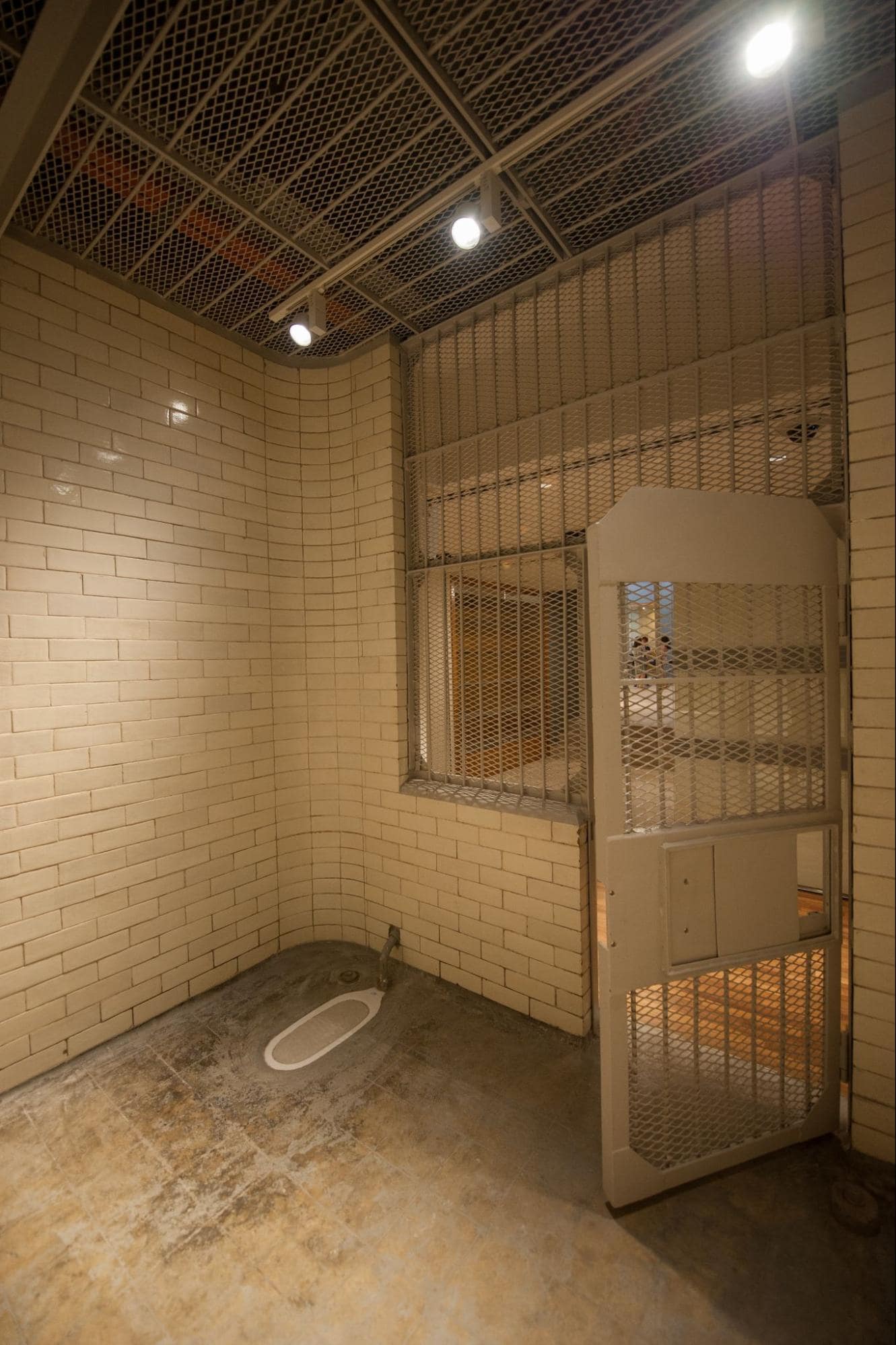 National Gallery Singapore secrets revealed - old jail cell toilet