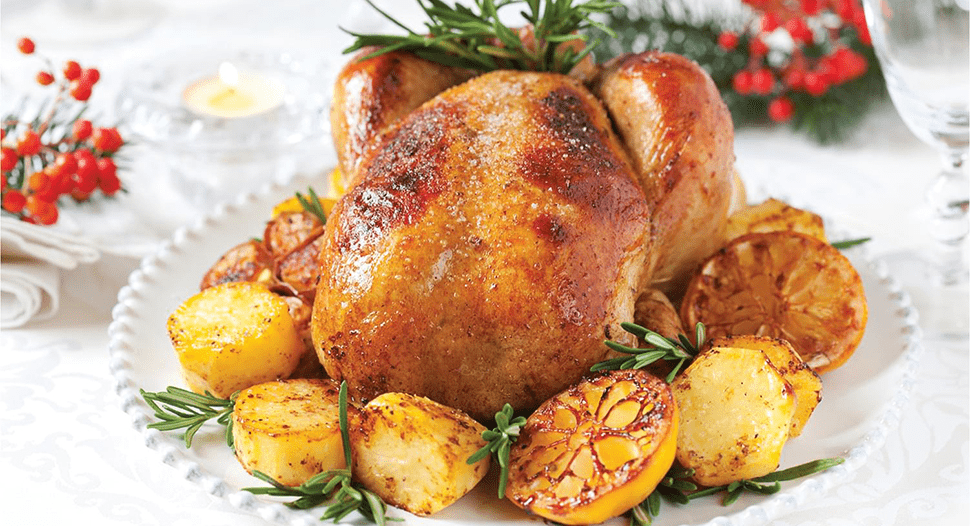 Easy Christmas Recipes - Roasted Chicken With Potatoes