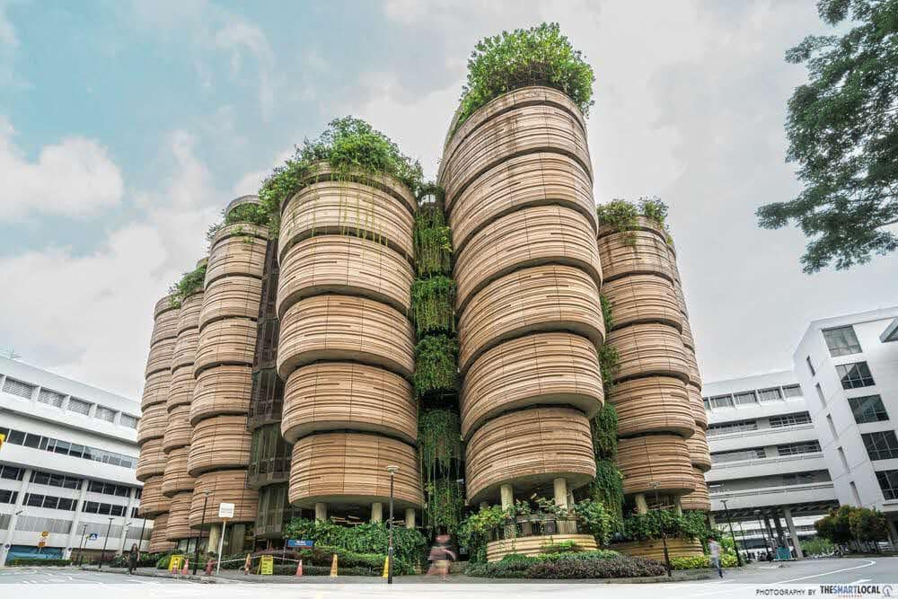 Unique buildings in Singapore - NTU HIve