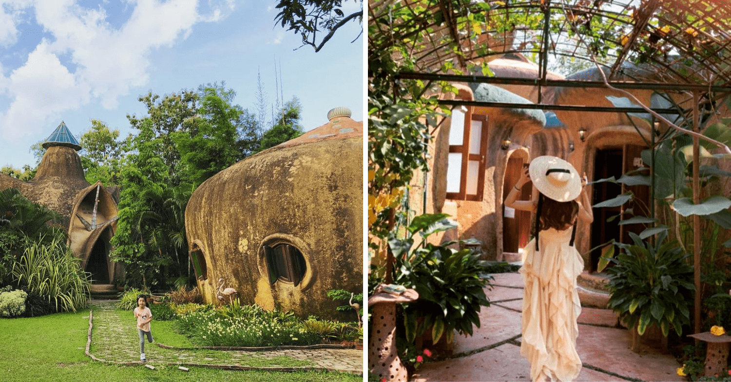 Unique resorts near Singapore - Leafy Greens Chiang Mai Thailand snail hut